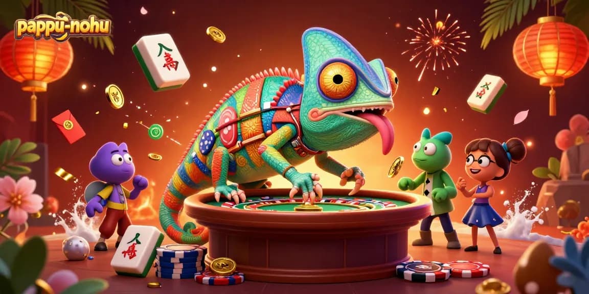 Pappu-nohu entertains with engaging gameplay showcasing colorful elements and promotions.