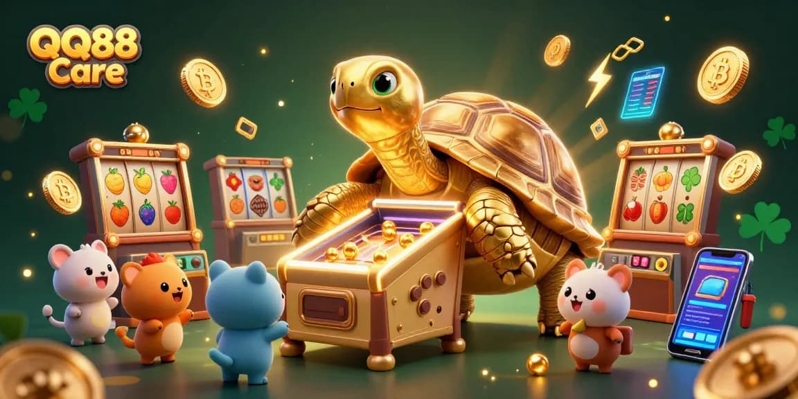 Engage in exciting gameplay at QQ88 Care with vibrant casino elements and thrilling prizes.