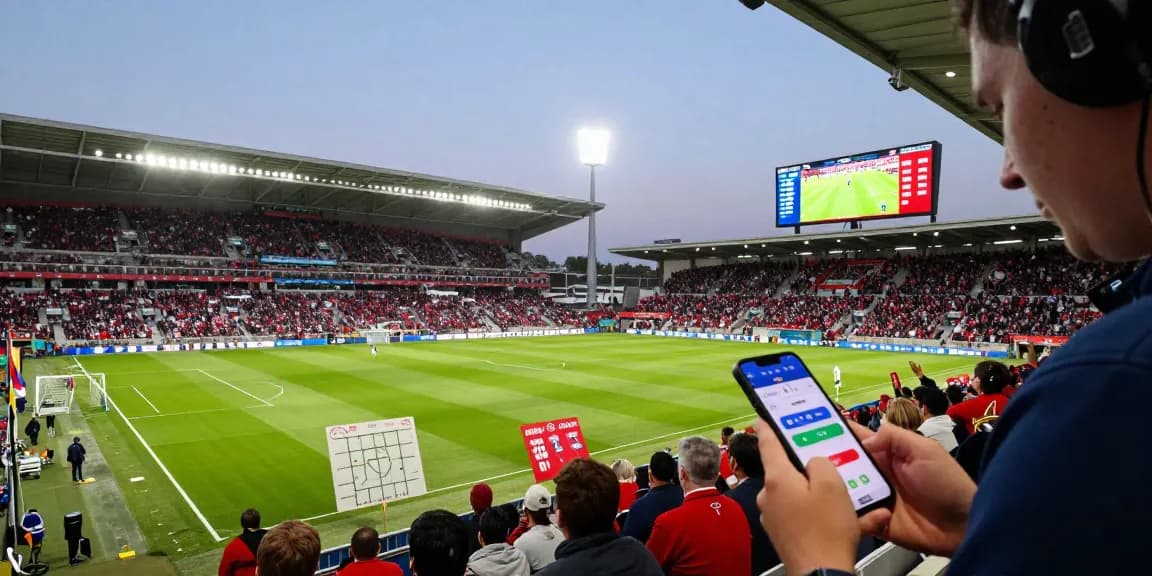 Live World Cup - Cabong TV betting predictions and match odds analysis in an electrifying stadium atmosphere.