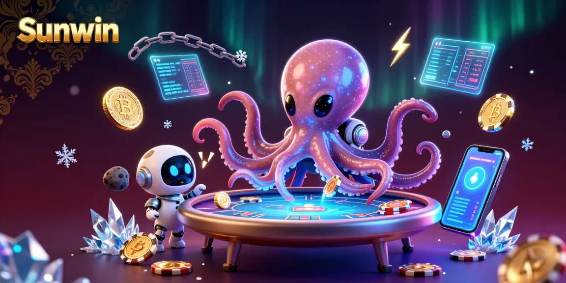 Join the fun at Sunwin, where players engage in thrilling poker games surrounded by cosmic elements.