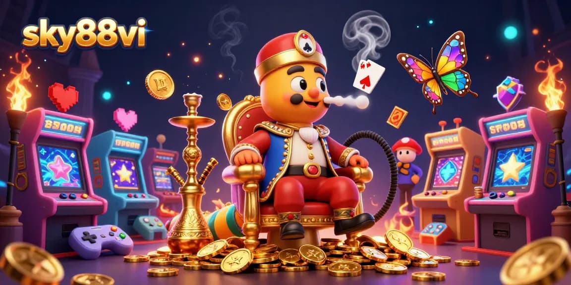 Engage with thrilling games at sky88vi featuring vibrant 3D casino elements and characters.