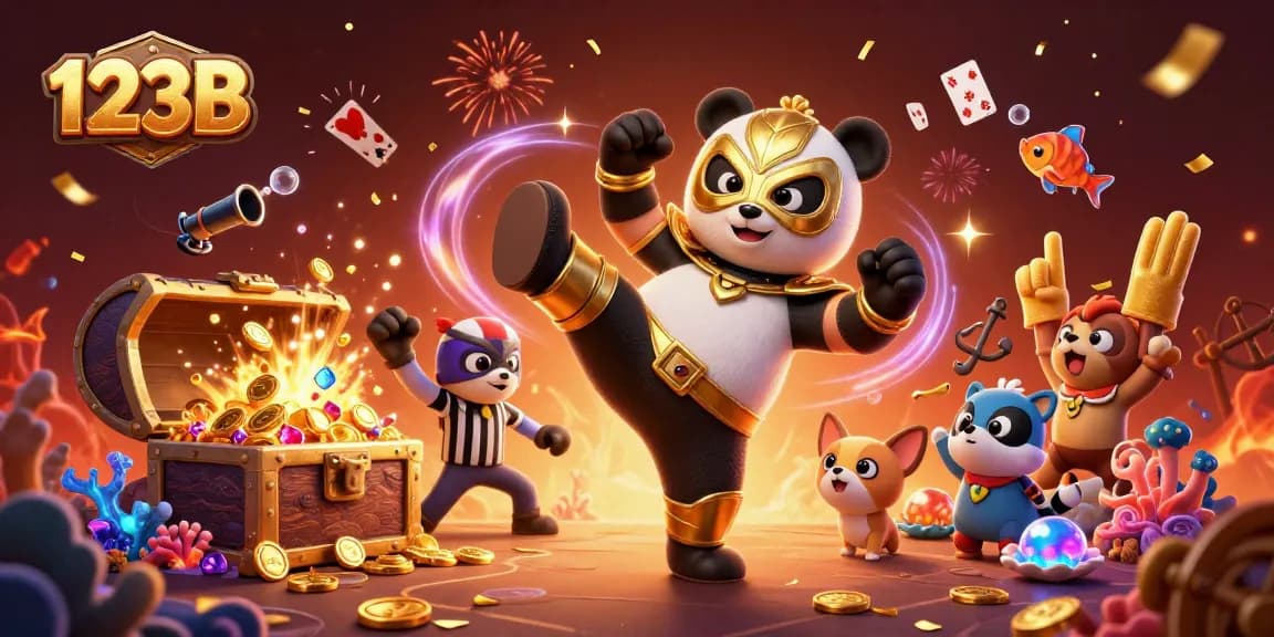 Experience thrilling fun with 123B as players enjoy an exciting casino atmosphere in a colorful illustration.
