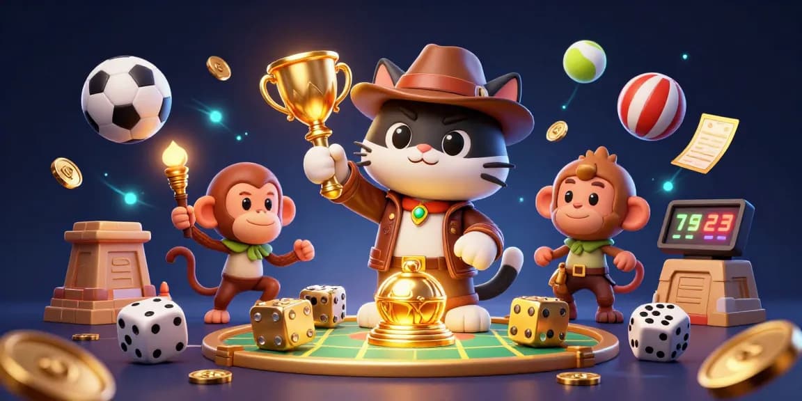 Exploring Ok9's golden artifact in a dynamic casino scene with vibrant elements and a winning atmosphere.