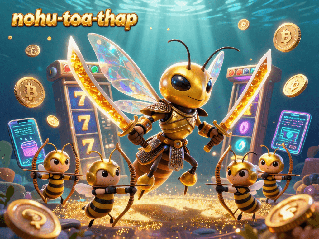 Engage your playstyle with nohu-toa-thap’s vibrant gaming experience featuring slot reels and cryptocurrency elements.