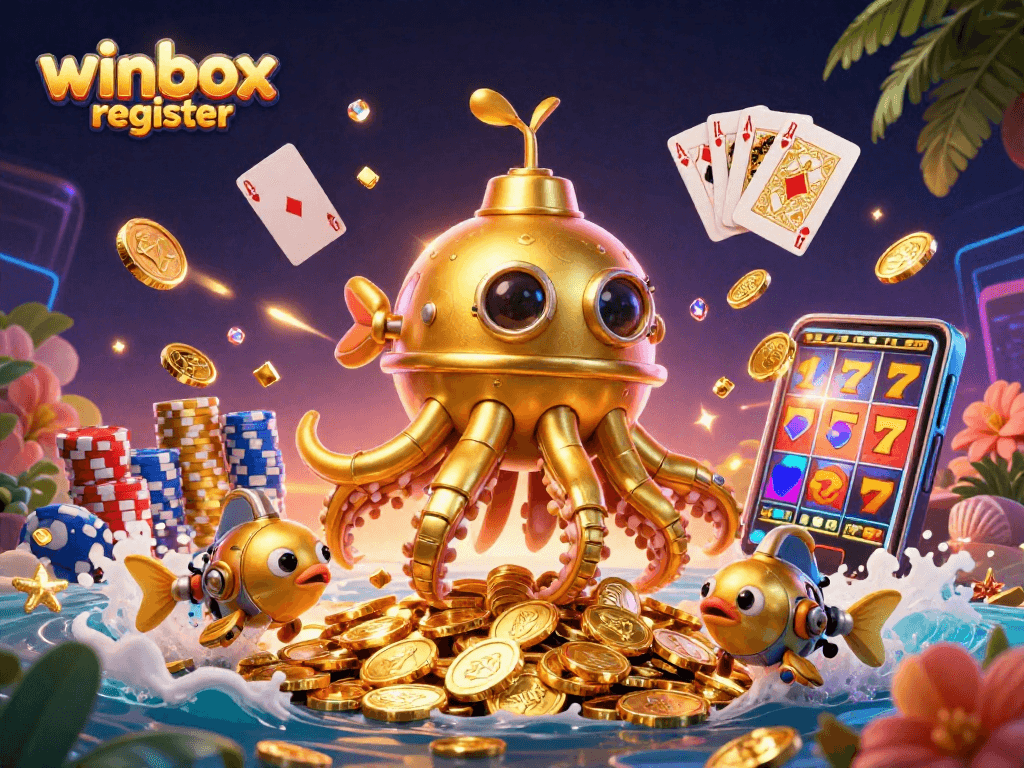 Winbox register and enjoy thrilling gameplay in a visually stunning 3D casino world filled with vibrant elements.