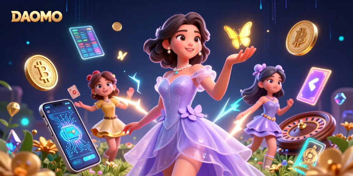 Experience DAOMO's enchanting online casino world with spectacular gaming and vibrant rewards.