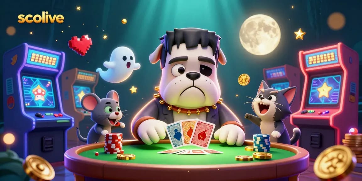 Socolive players engaging with exciting gambling action at a vibrant casino-themed scene.