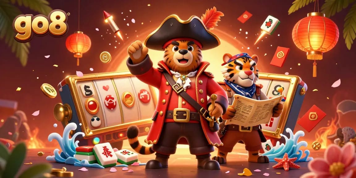 Experience the thrill of go8 with a vibrant casino scene featuring dazzling game elements and dynamic characters.