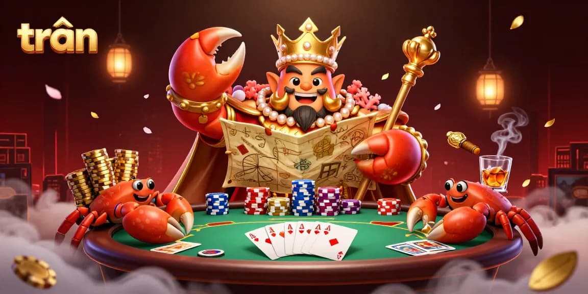 trần the golden crab emperor leads a vibrant poker scene with emerald poker elements