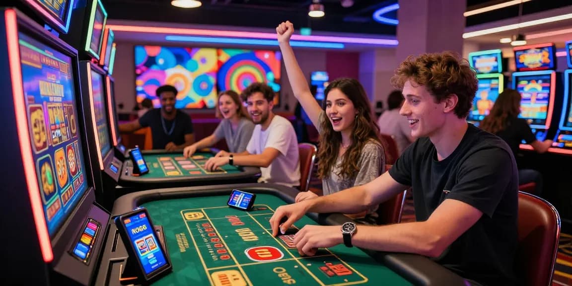 Exciting KO66 online gaming scene with diverse players engaging in digital casino games.