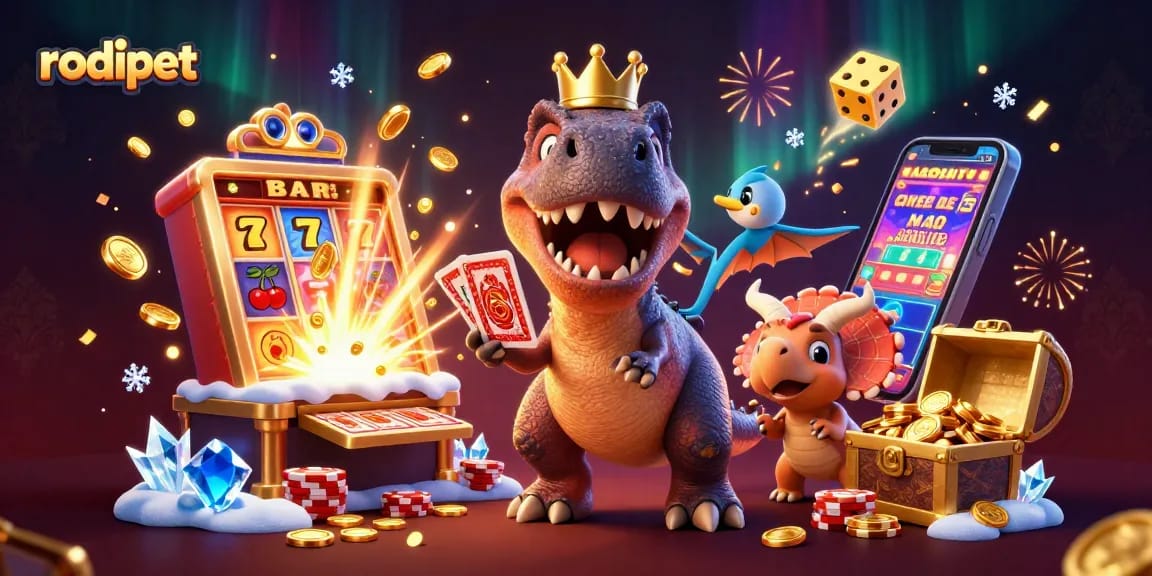 Play your cards right with rodipet’s vibrant casino scene featuring engaging characters and rich gaming elements.