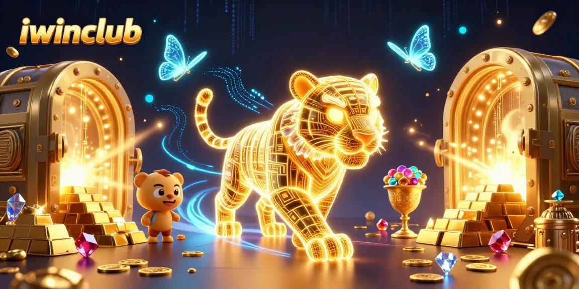 Experience thrilling wins at iwinclub with vibrant casino graphics and exciting game elements.
