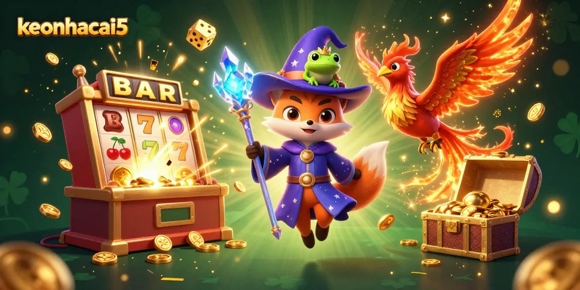 Engage with keonhacai5 for thrilling 3D casino adventures with immersive magical characters