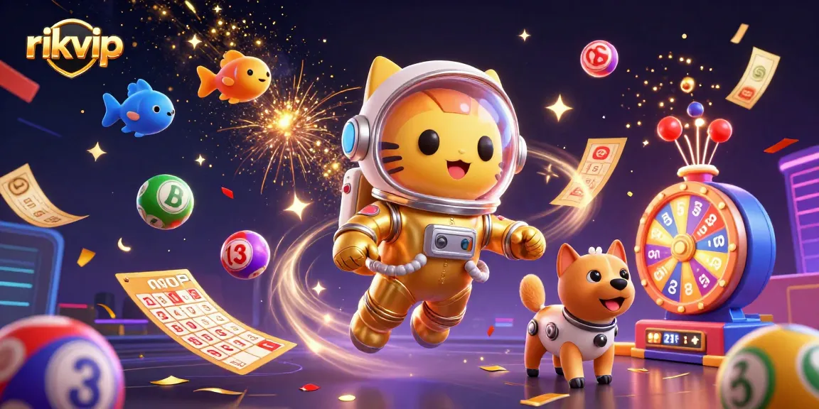 Experience the exciting gameplay at rikvip, where colorful lottery elements create a dynamic casino atmosphere.