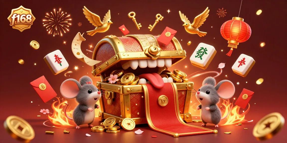 Engage in thrilling adventures with the f168 treasure chest, rich with gold coins and vibrant game elements.