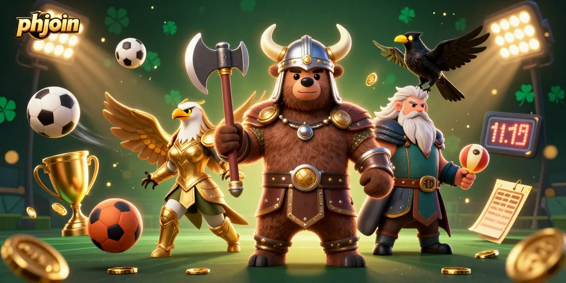 Win big at phjoin with thrilling sports and betting activities featuring exciting characters and game elements.