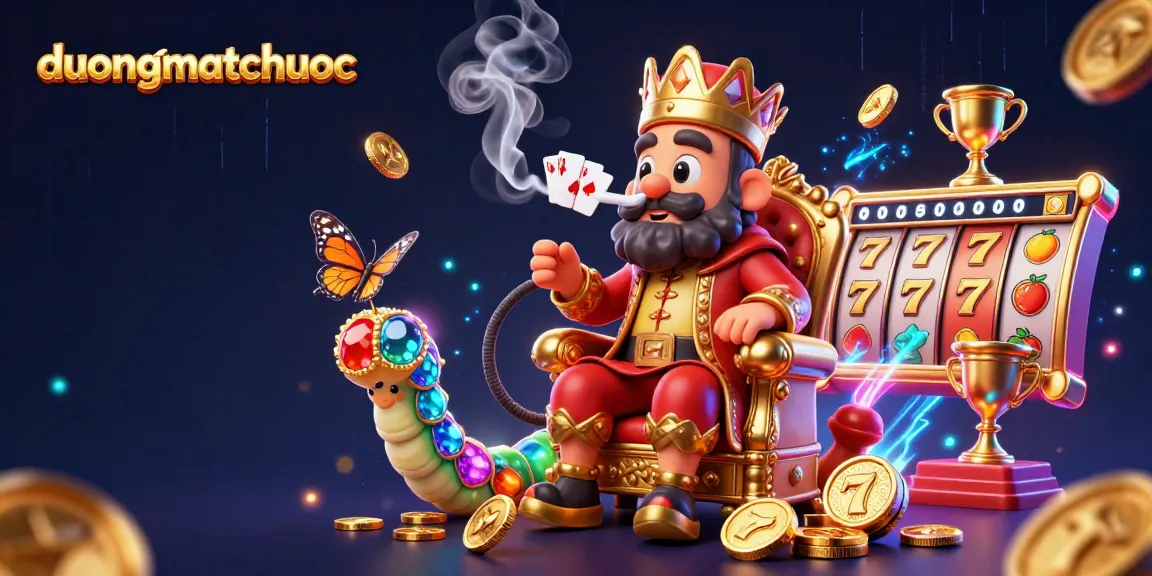 Experience thrilling gameplay in duongmatchuoc with vibrant slot reels and engaging characters.
