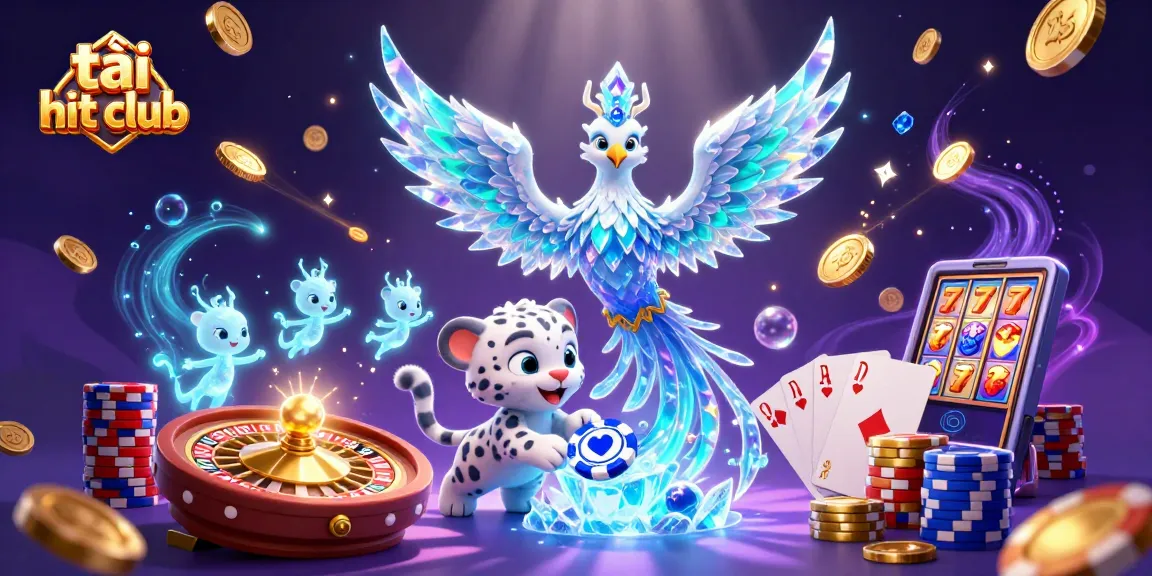 Engage with the thrilling action of tải hit club while watching vibrant casino elements in a dynamic 3D scene.