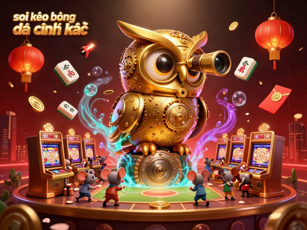 Engage in thrilling sports betting action with soi kèo bóng đá chính xác depicted in a vibrant 3D casino scene.