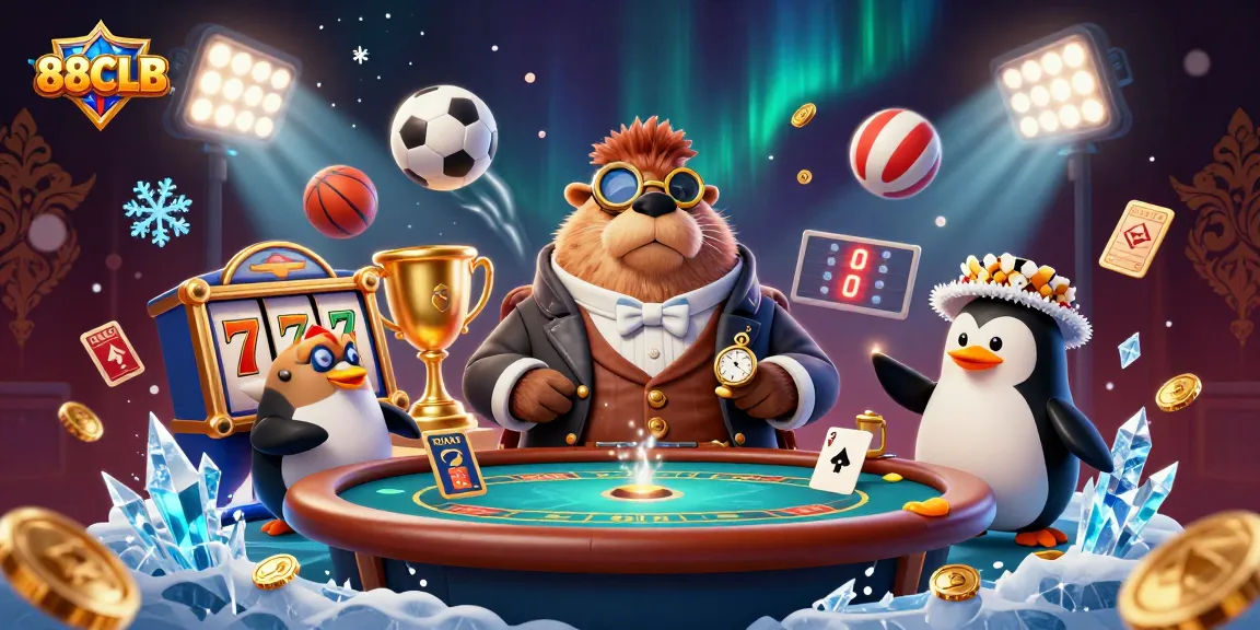 Experience thrilling gameplay at 88CLB with an underwater poker scene featuring dynamic 3D characters.
