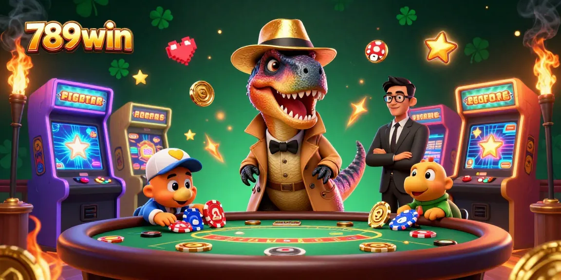 Engage with thrilling 789win gaming action as a velociraptor card counter makes a bold move at the blackjack table.