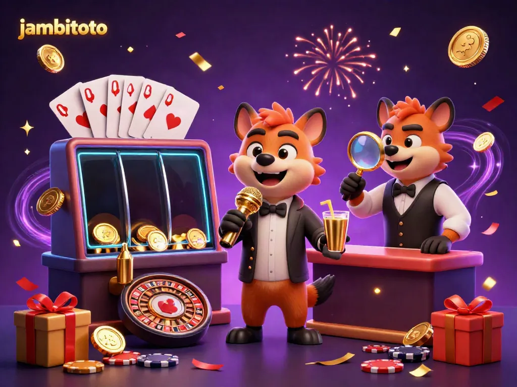 Experience the excitement at the jambitoto comedy casino club with lively hyenas performing and gaming elements.