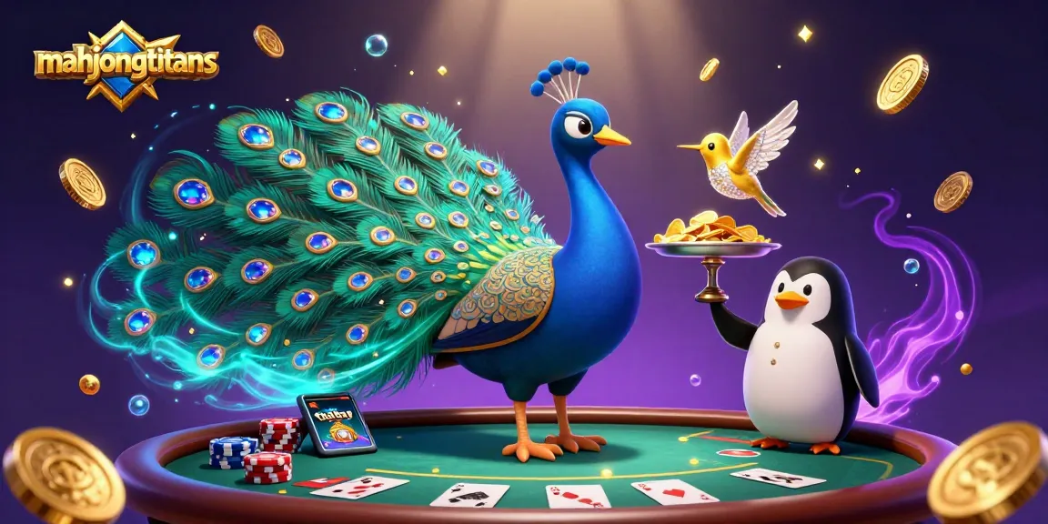 Enjoy thrilling gameplay on mahjongtitans with colorful chips, cards, and dazzling gems.