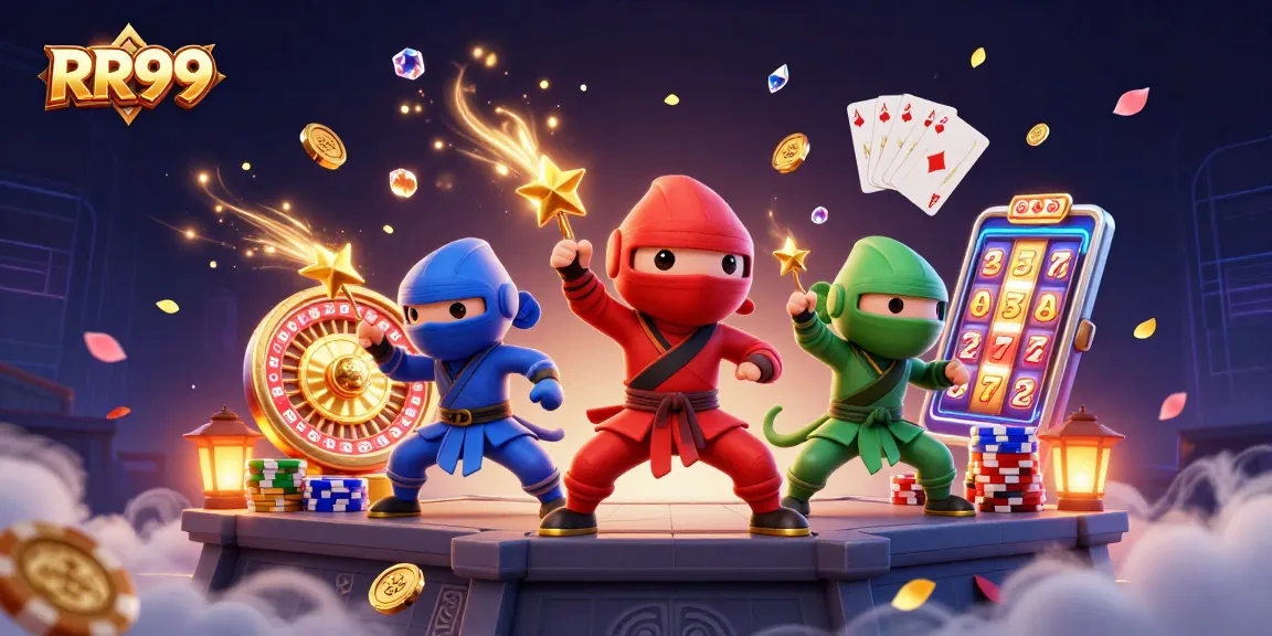 RR99 chameleon team showcasing synchronized martial arts amidst glittering casino elements