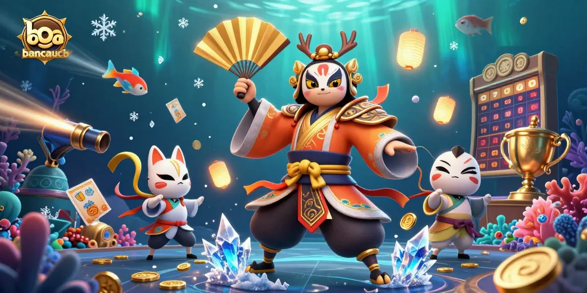 Experience the thrill of fishing deep with bancaucb, where dynamic sea creatures and treasure await!
