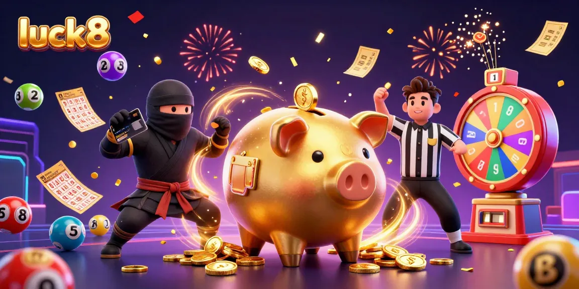 Engage with luck8's exciting gaming experience featuring vibrant characters and dynamic lottery elements.
