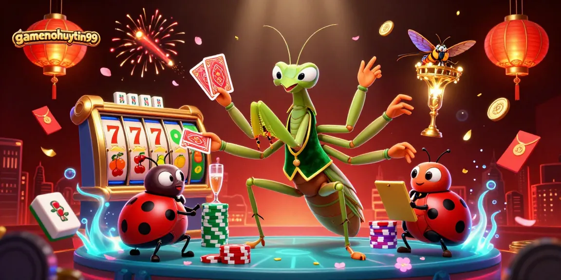 Enjoy thrilling gameplay at gamenohuuytin99 with vibrant 3D casino characters and slot elements.