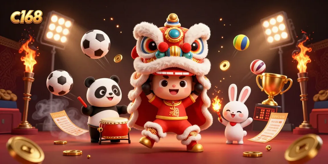 Experience thrilling gameplay with c168 in a vibrant casino-themed scene featuring dynamic characters.