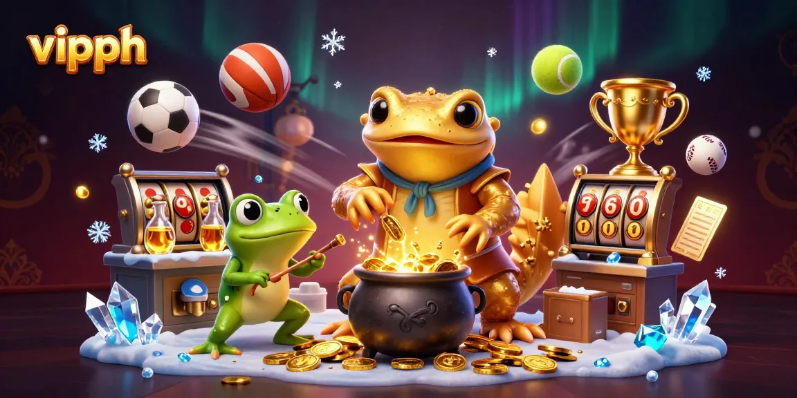 Experience vipph's exciting gaming atmosphere with alchemists and sports elements in action.