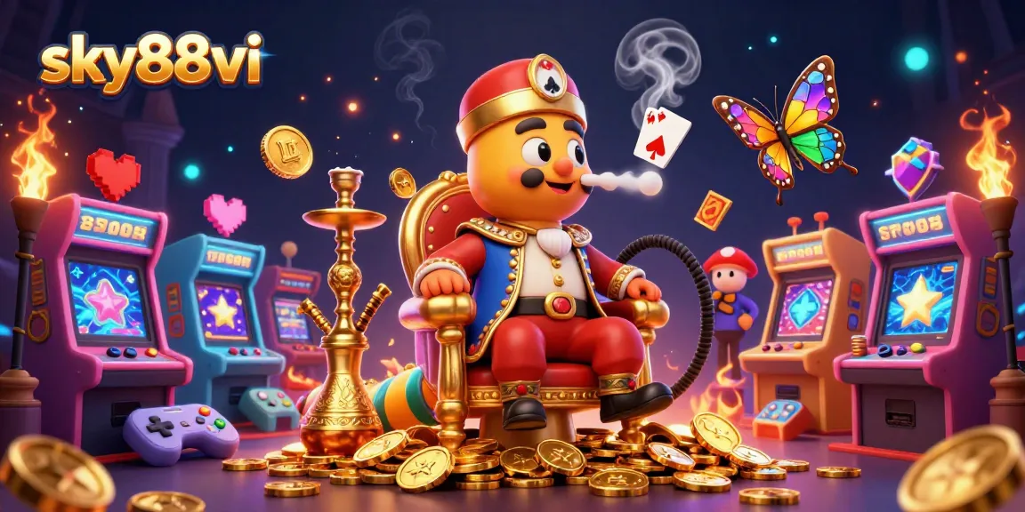 Engage with thrilling games at sky88vi featuring vibrant 3D casino elements and characters.