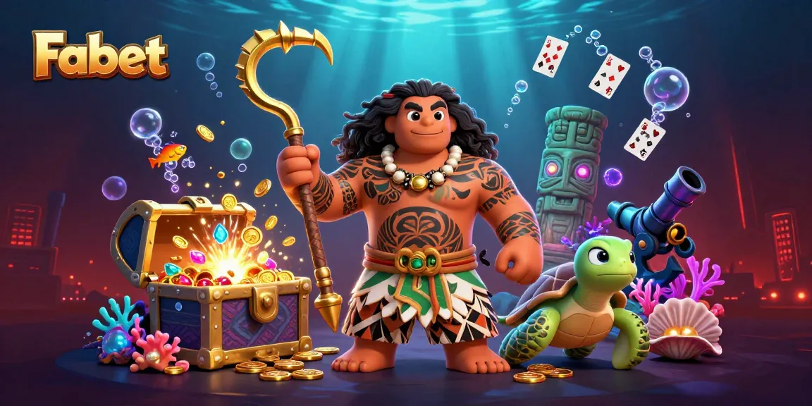 Experience thrilling gameplay with Fabet, featuring dynamic characters in a vibrant casino-themed adventure.
