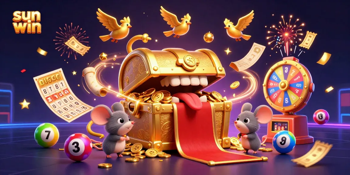 Experience thrilling wins at sun win with a vibrant scene of casino excitement and dynamic gaming elements.